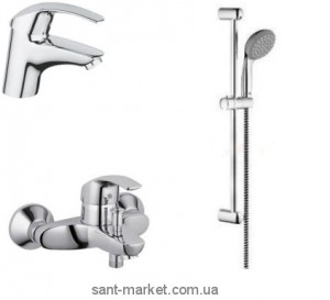 Набор смесителей для ванны Eurosmart New 121649