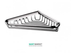 Мыльница-сетка подвесная угловая Emco System 2 17.6х17.6х6 хром 3545 001 05