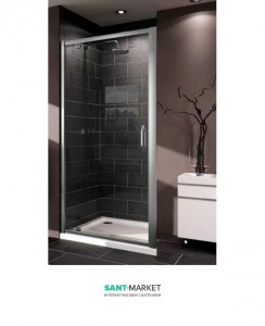 Душевая дверь в нишу Huppe Х1 стеклянная распашная 90х190 140703.069.321 