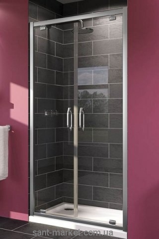 Душові двері в нішу Huppe Х1 скляна орні 75х190 140902.069.321