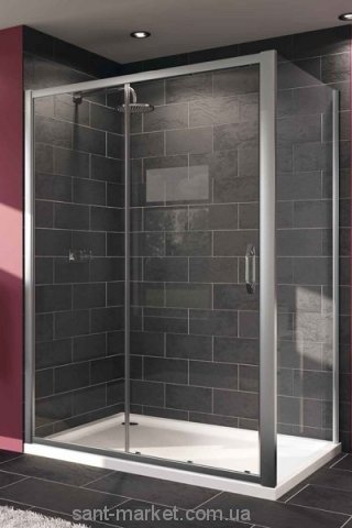 Душові двері в нішу Huppe Х1 скляна розсувна 140х190 140404.069.321