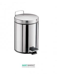Відро для сміття Emco System 2 28.5х20.5х27.5 з кришкою хром 3553 000 00