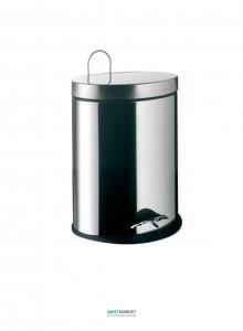 Відро для сміття Emco System 2 30х23.6х23 з кришкою хром 3553 000 04