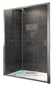 Душевая дверь в нишу Huppe Х1 стеклянная раздвижная 120х190 140402.069.321  