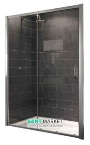 Душові двері в нішу Huppe Х1 скляна розсувна 120х190 140402.069.321