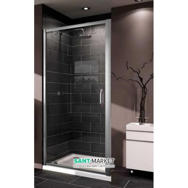 Душові двері в нішу Huppe Х1 скляна орні 80х190 140701.069.321