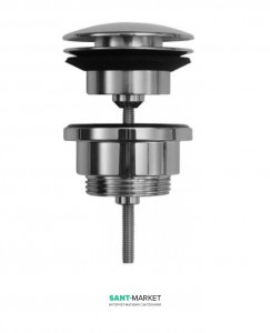 Сливной вентиль (донный клапан) Sanit Push-Push хром 30.007.00.0000