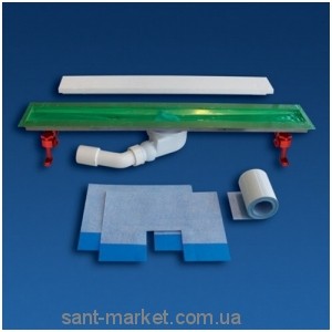 SANIT Дренажный канал 800 мм  сифон 42 л/с  ножки 110 -130 мм 03.528.00.0000