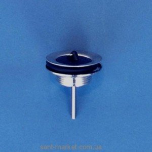 SANIT Верхняя часть сифона с пробкой для раковины (для смесителя без донного клапана) 30.003.00.0000