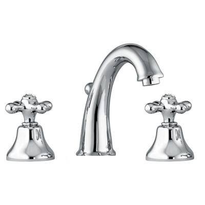 Змішувач для раковини двухвентильний з донним клапаном Fiore Margot-Sky хром 01062800 Chrome