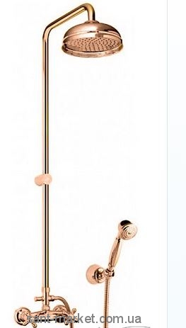 Fiore Margot Душова колона з ручним і верхнім душем 26061490 Old Bronze