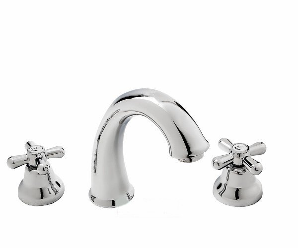 Змішувач для раковини двухвентильний з донним клапаном Fiore Margot хром 26062800 Chrome