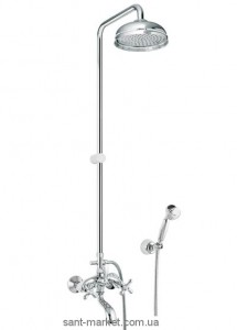 Fiore Margot-Sky Душевая колонна с ручным и верхним душем 01061990 Chrome