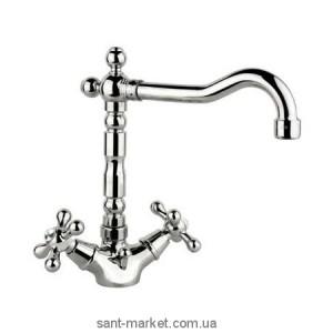 Смеситель для кухни Fiore Margot-Sky двухвентильный ретростиль бронза 01062501 Old Bronze