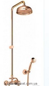 Fiore Margot Душова колона з ручним і верхнім душем 26061490 Old Bronze