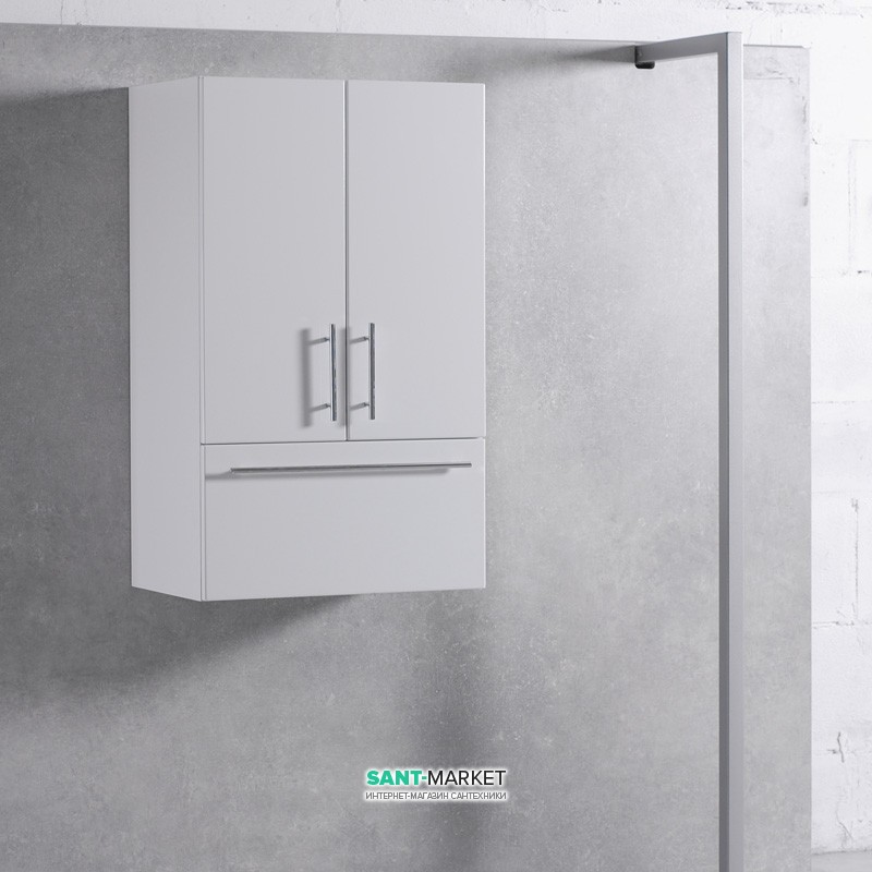 Шафка підвісна над пральною машиною реверсивний Буль-Буль SCLM 600х396х1000 мм білий SCLM (ПНС)