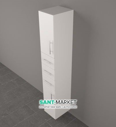 Пенал подвесной Буль-Буль SC-2 300х370х1830 белый 30918012200