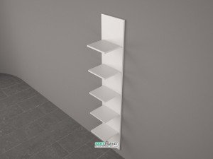 Пенал підвісний Буль-Буль Step comfort 305x235х1670 білий SC (ПSC)