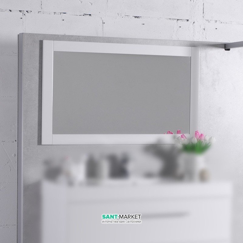  Зеркало Буль-Буль M1 1200х20х700 белый M1 (ЗР-1)