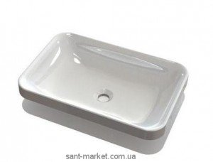 Раковина для ванної накладна Marmite колекція Aino біла 19061003