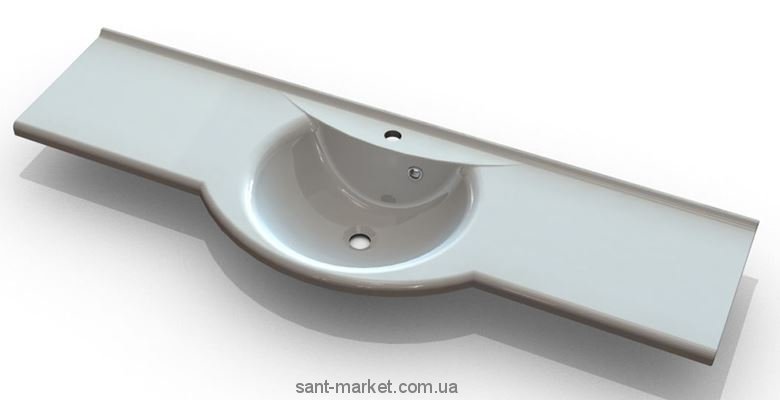 Раковина для ванной подвесная умывальник-столешница Marmite коллекция Anna белая 01124121103