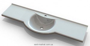 Раковина для ванної підвісна умивальник-стільниця Marmite колекція Anna біла 01124151103