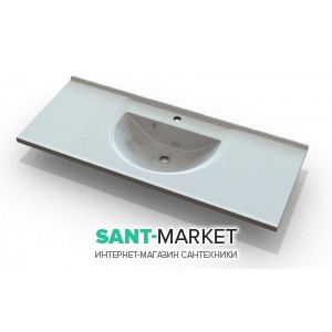 Раковина для ванної підвісна умивальник-стільниця Marmite колекція Bianca біла 01101161103