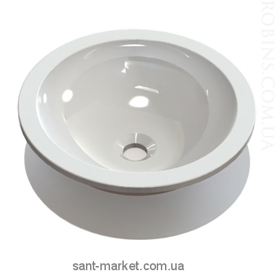 Раковина для ванной накладная Marmite коллекция Clary белая 00026041003
