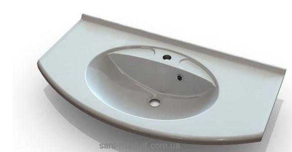 Раковина для ванної підвісна умивальник-стільниця Marmite колекція Doris біла 01172091103