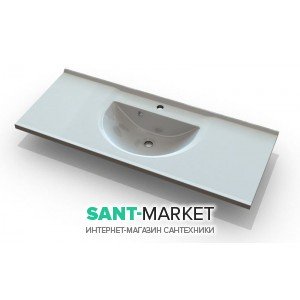 Раковина для ванной подвесная умывальник-столешница Marmite коллекция Bianca белая 01101121103