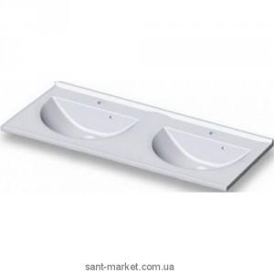 Раковина для ванної підвісна подвійна Marmite колекція Bianca біла 01101164203