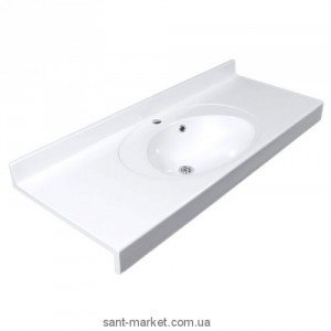 Раковина для ванної підвісна умивальник-стільниця Marmite колекція Hotel-3 біла 01112141103