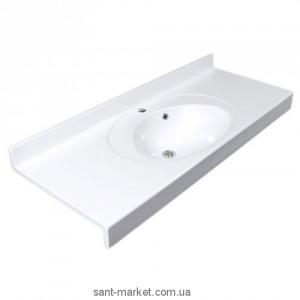 Раковина для ванної підвісна умивальник-стільниця Marmite колекція Hotel-3 біла 01112141103