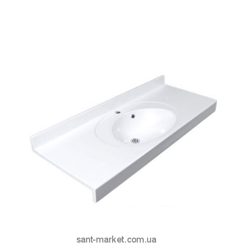 Раковина для ванной подвесная умывальник-столешница Marmite коллекция Hotel-3 белая 01112161103