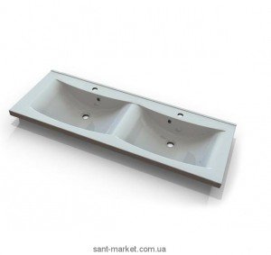 Раковина для ванной подвесная двойная Marmite коллекция Lucia белая 01050124203