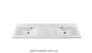 Раковина для ванної підвісна подвійна Marmite колекція Lydia біла 01163154203