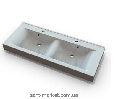 Раковина для ванной подвесная двойная Marmite коллекция Nadja белая 01168144203