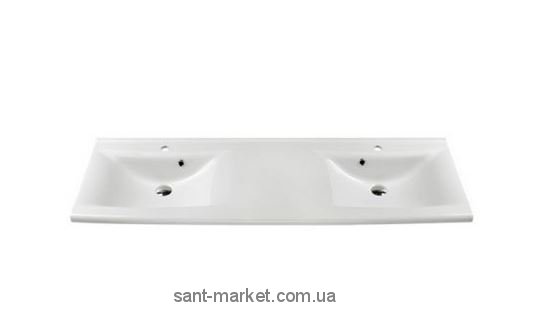 Раковина для ванної підвісна подвійна Marmite колекція Lydia біла 01163154203
