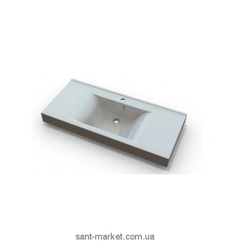 Раковина для ванной подвесная умывальник-столешница Marmite коллекция Nadja белая 01168121103