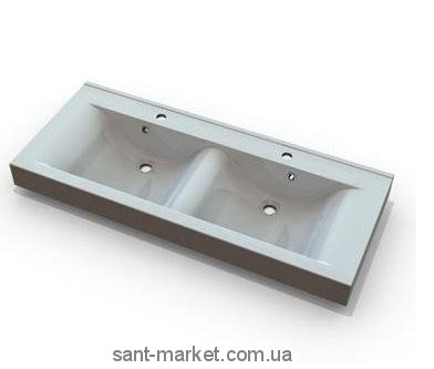 Раковина для ванной подвесная двойная Marmite коллекция Nadja белая 01168144203