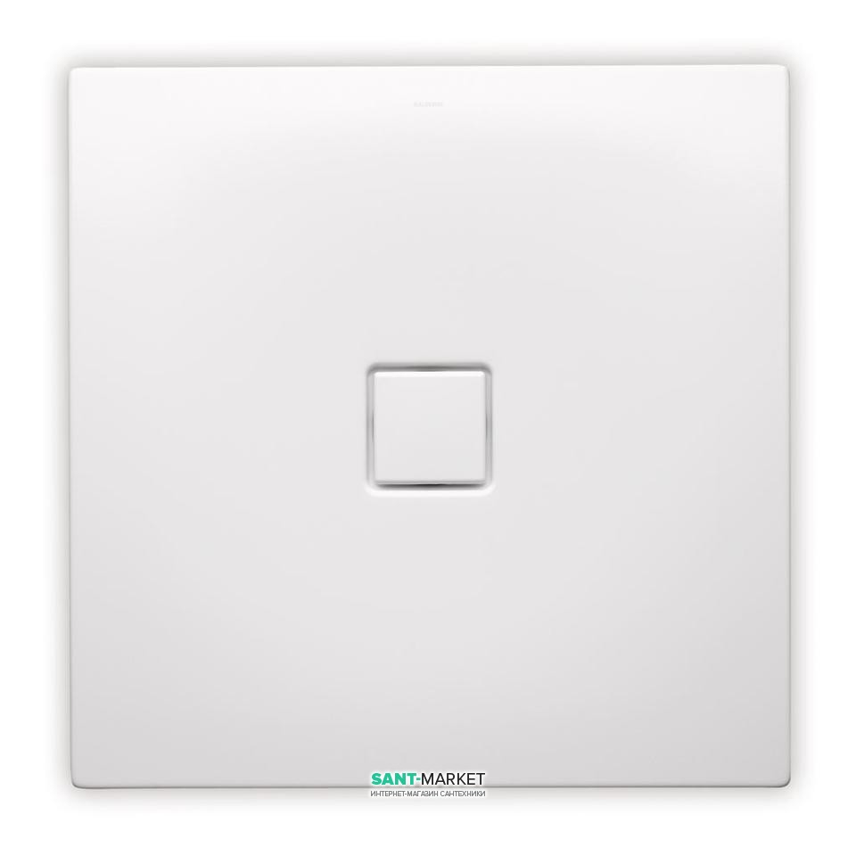 Душевой поддон стальной эмалированный квадратный Kaldewei Conoflat 90x90х3.2 белый 465300010001