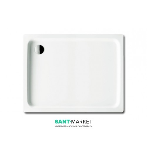 Душевой поддон стальной эмалированный прямоугольный Kaldewei Duschplan 120х80х6.5 белый 448248043001