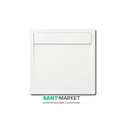 Душевой поддон стальной эмалированный квадратный Kaldewei Ladoplan 90х90х3.5 белый 462000010001