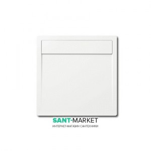 Душовий піддон сталевий емальований квадратний Kaldewei Ladoplan 90х90х3.5 білий 462000010001