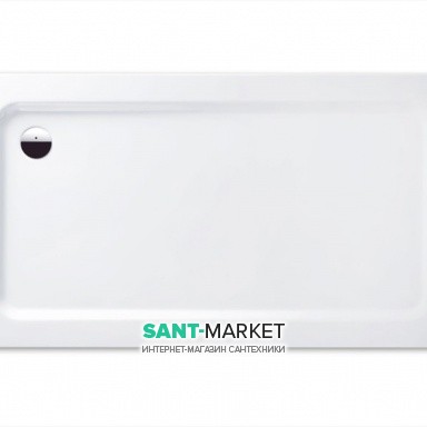Душевой поддон стальной эмалированный прямоугольный Kaldewei SUPERPLAN XXL 180х100х5.1 белый 434548040001