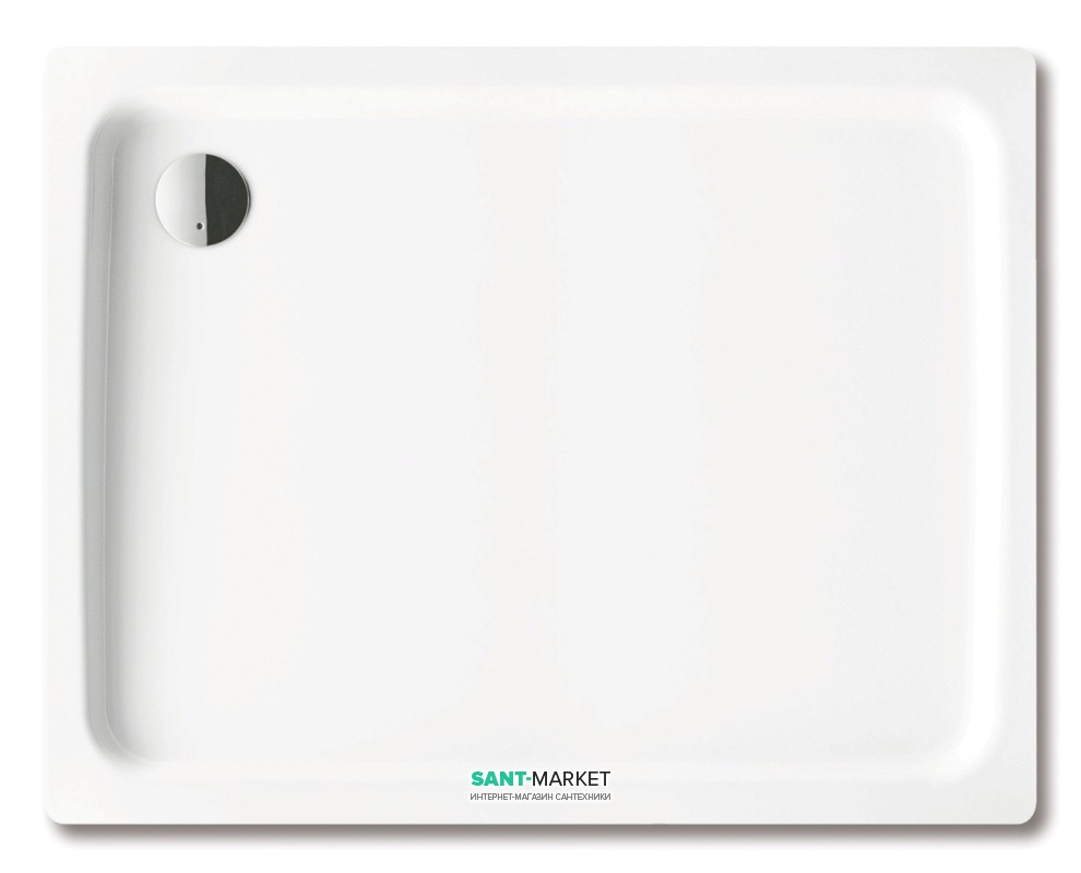 Душевой поддон стальной эмалированный прямоугольный Kaldewei Duschplan 120х90х6.5 белый 432000010001