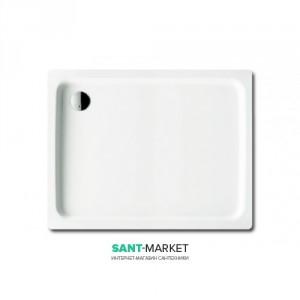 Душевой поддон стальной эмалированный прямоугольный Kaldewei Duschplan 100х80х6.5 белый 440100010001