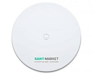 Душевой поддон стальной эмалированный круглый Kaldewei Piatto 150x150х6 белый 480004503001