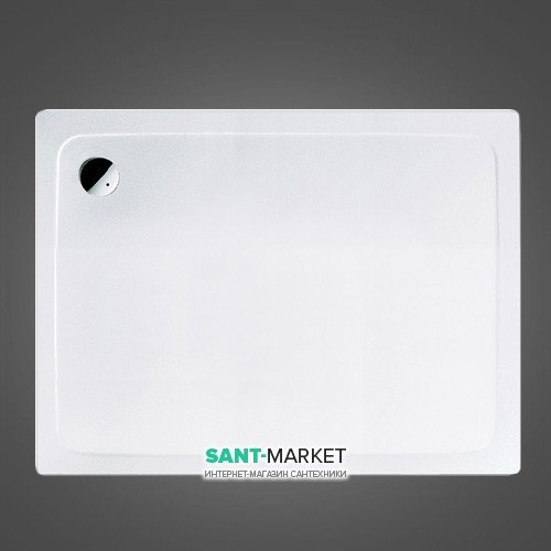 Душевой поддон стальной эмалированный прямоугольный Kaldewei SUPERPLAN 120х90х3.2 белый 430600010001
