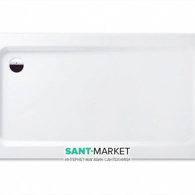 Душевой поддон стальной эмалированный прямоугольный Kaldewei SUPERPLAN XXL 180х100х5.1 белый 434548040001